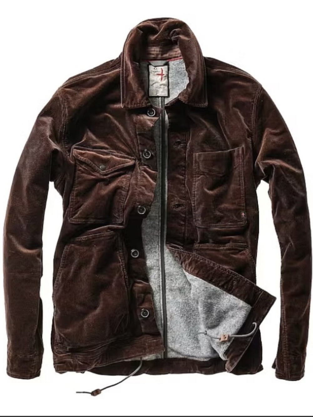 RELWEN Pile Lined Corduroy Chore Coat
